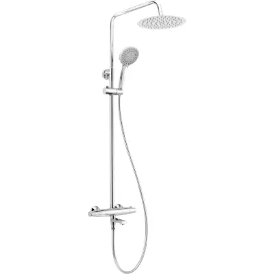 Image for Jasmin, Shower column, with bathtub mixer thermostatic - movable spout