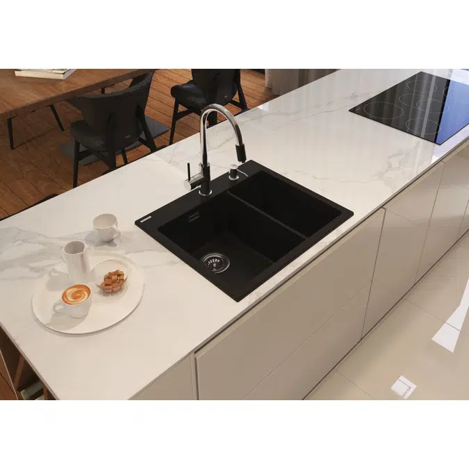 Aster, Kitchen tap with water filter connection