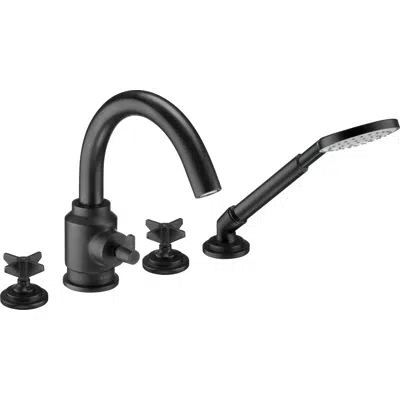 Image for Temisto, Bath mixer, 4-hole, with shower set