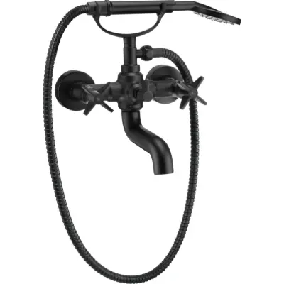 Image for Temisto, Bath mixer, with shower set