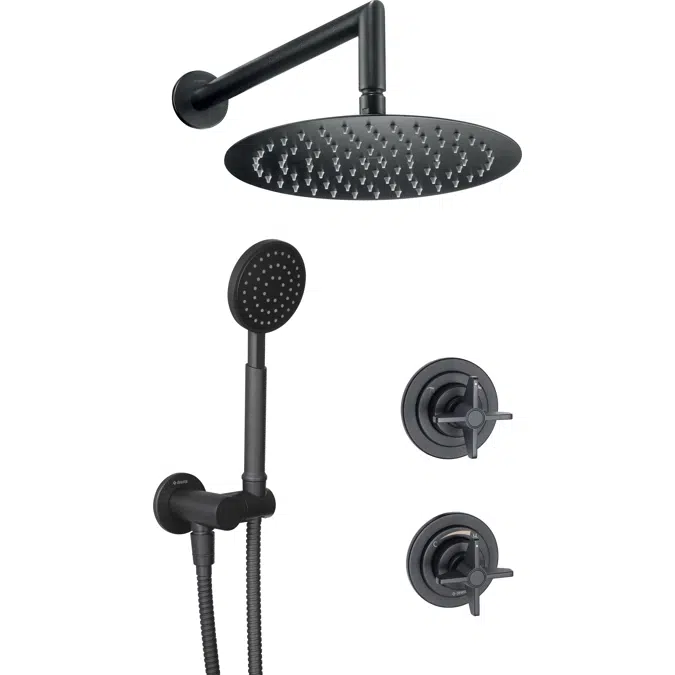 Objetos bim download gratuito concealed shower set with bath spout