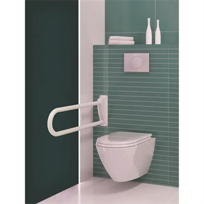 VITAL Wall-mounted grab bar, foldable - 76 cm