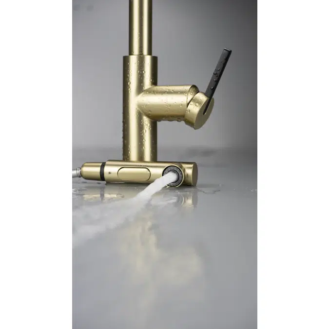 MOMI, Kitchen tap, with pull-out spout