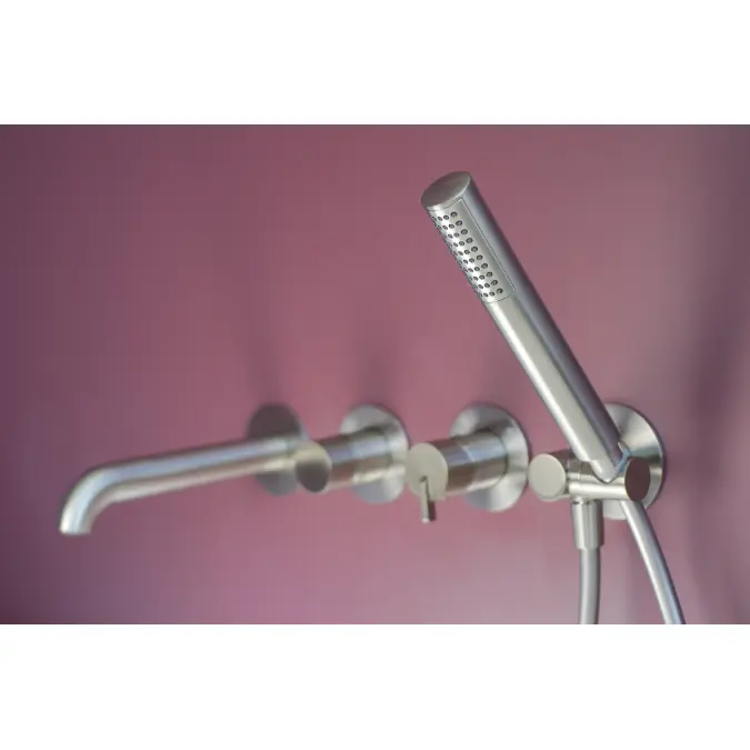 BIM objects - Free download! Silia, Bath mixer 4-hole concealed | BIMobject