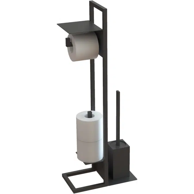 Mokko, Toilet paper stand, with shelf