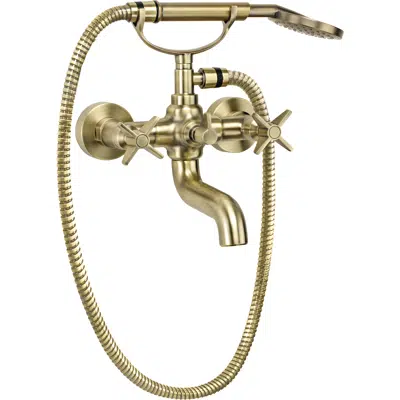 Image for Temisto, Bath mixer, with shower set