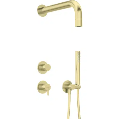 imagen para Silia, Concealed shower set, with a fixed shower head