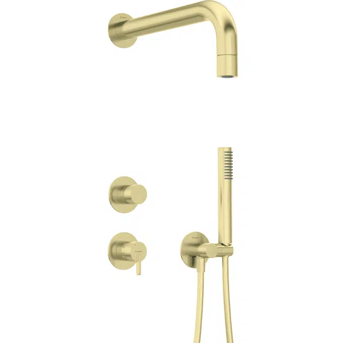 Silia, Concealed shower set, with a fixed shower head