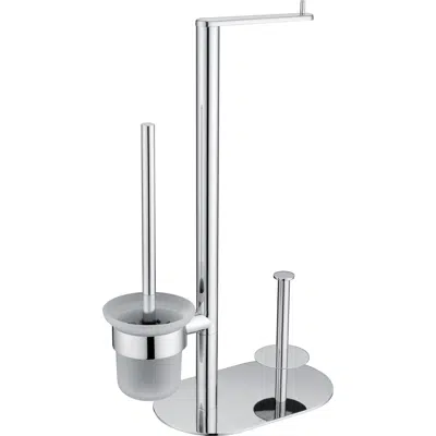 画像 Round, Toilet paper stand - 3-function