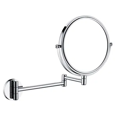 Image for Round, Cosmetic mirror on extension arm - two-sided