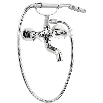 Image for Temisto, Bath mixer, with shower set