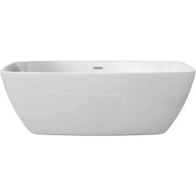 Anemon, Acrylic bathtub freestanding rectangular - 150 cm