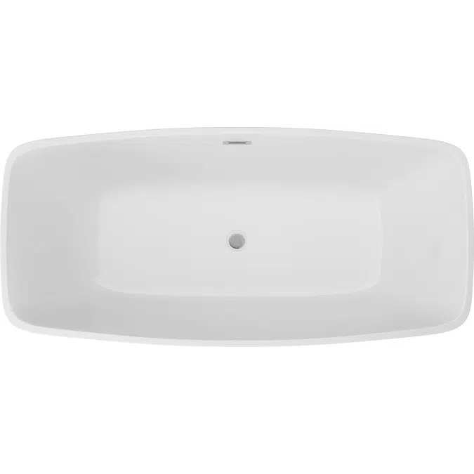 Anemon, Acrylic bathtub freestanding rectangular - 150 cm