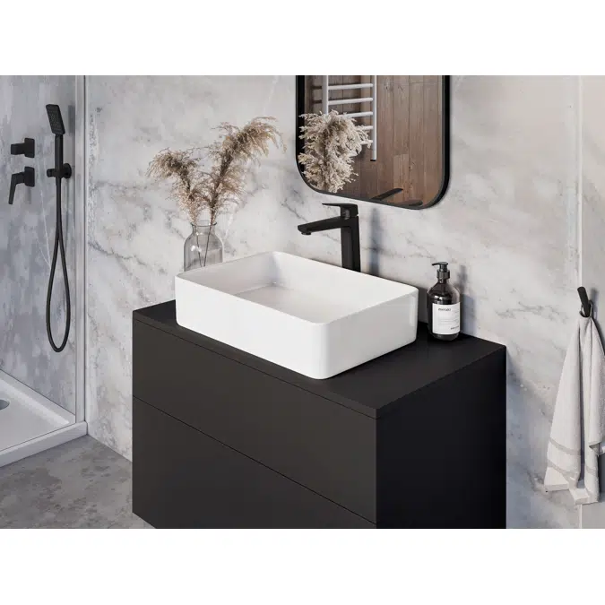 Bathroom vanity, with countertop