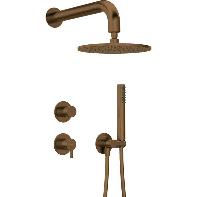 Silia, Concealed shower set, with a shower head