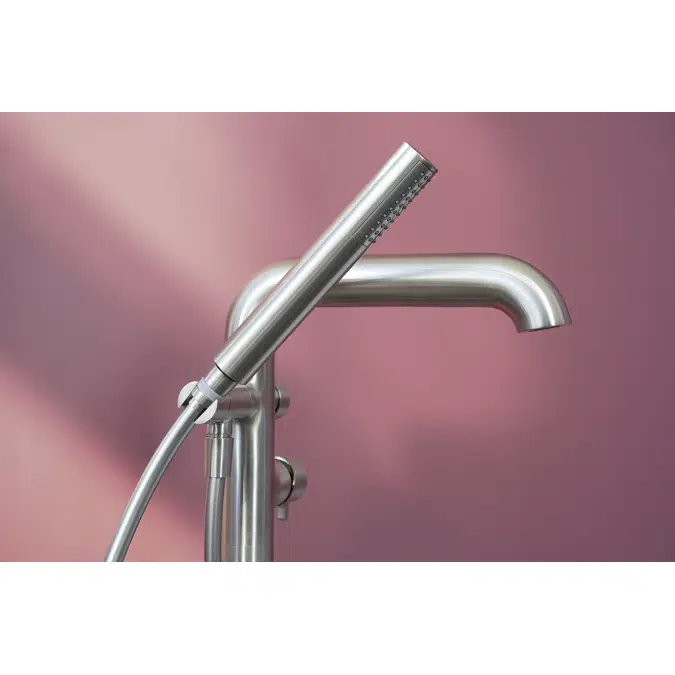Silia, Bath mixer freestanding with shower set