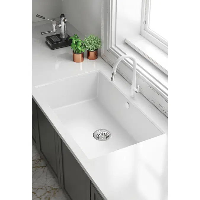 Corda, Granite sink, 1-bowl undermount