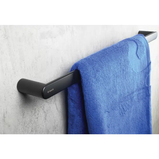 Round, Wall-mounted hanger for towels