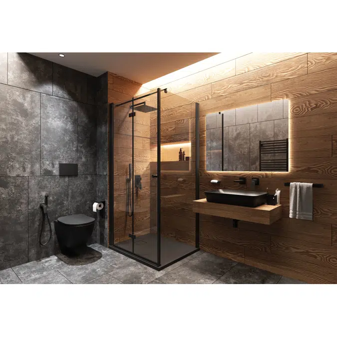 Hiacynt, Concealed shower set, with mixer BOX