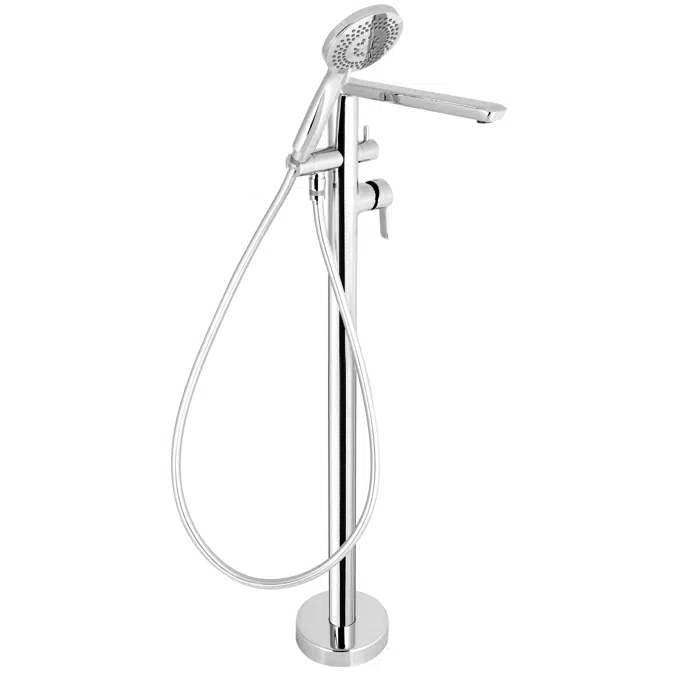 Arnika, Bath mixer, freestanding with shower set