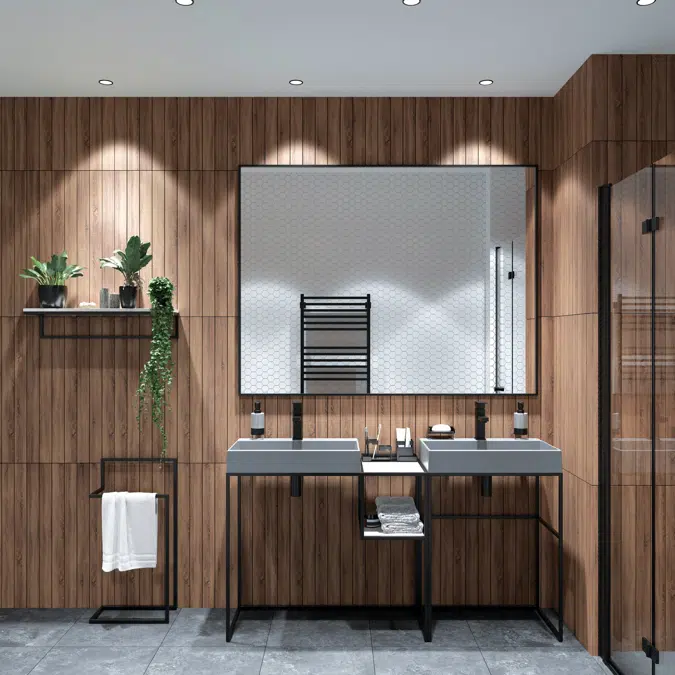 Correo, Standing bathroom console, modular - 60x40 cm