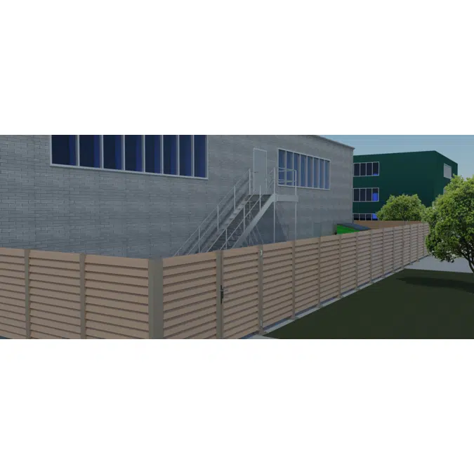 Composite Louvered Plank