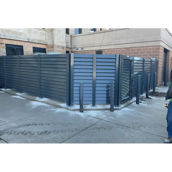 Aluminum Louvered Blade