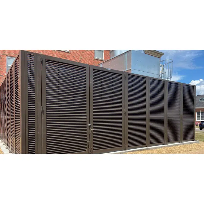 Aluminum Louvered Blade