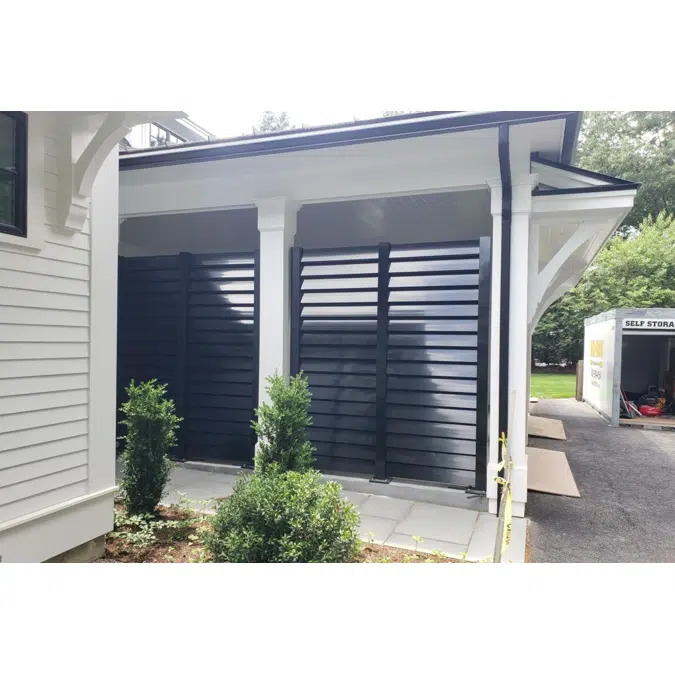 Aluminum Louvered Blade