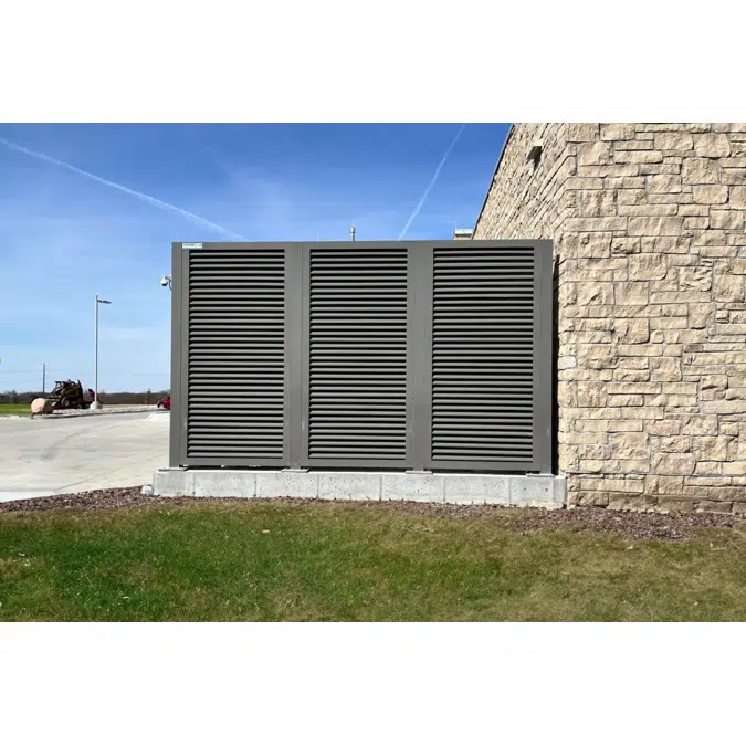 Aluminum Louvered Blade