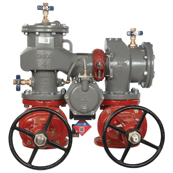 Lead Free* MasterSeries N-Pattern Reduced Pressure Zone Assembly Backflow Preventers with Flood Sensor - Large Diameter 2 ½ - 10 IN Sizes - LF880V-FS