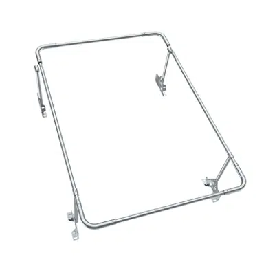 Guard rail system type O for metal and membrane roofs图像