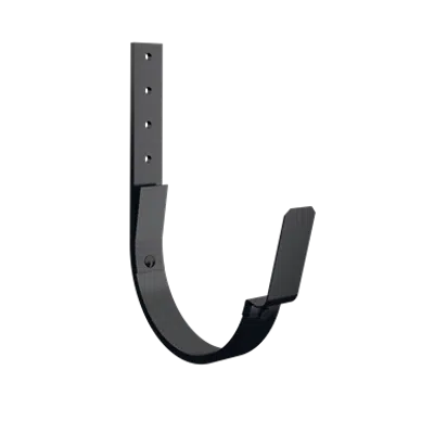 Rafter bracket with clips for half round gutter 100