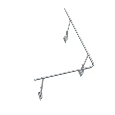 Guard rail system type L for clay tile roofs图像