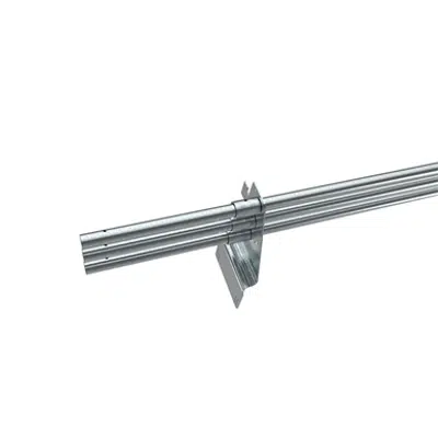 afbeelding voor Snow guard fence pipe system for concrete tile roofs