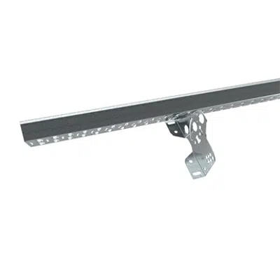 Snow guard fence grid system for metal and membrane roofs图像