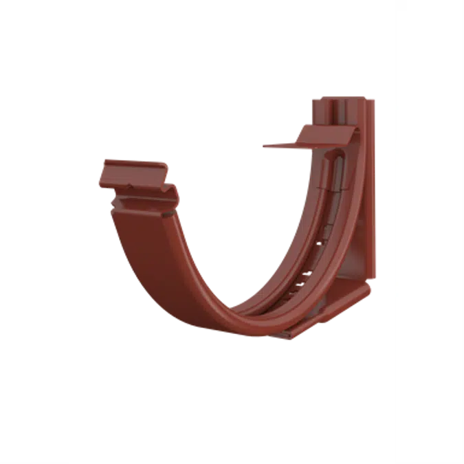 Adjustable fascia bracket for half round gutter 100