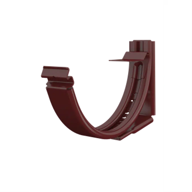 Adjustable fascia bracket for half round gutter 100