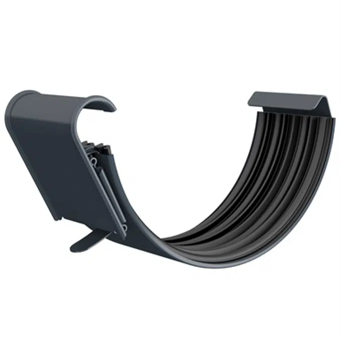 Gutter joint for half round gutter 125