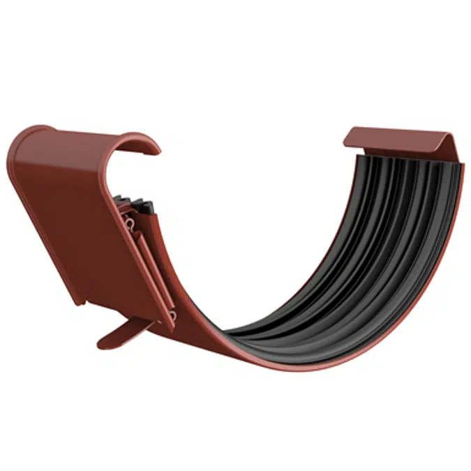 Gutter joint for half round gutter 125