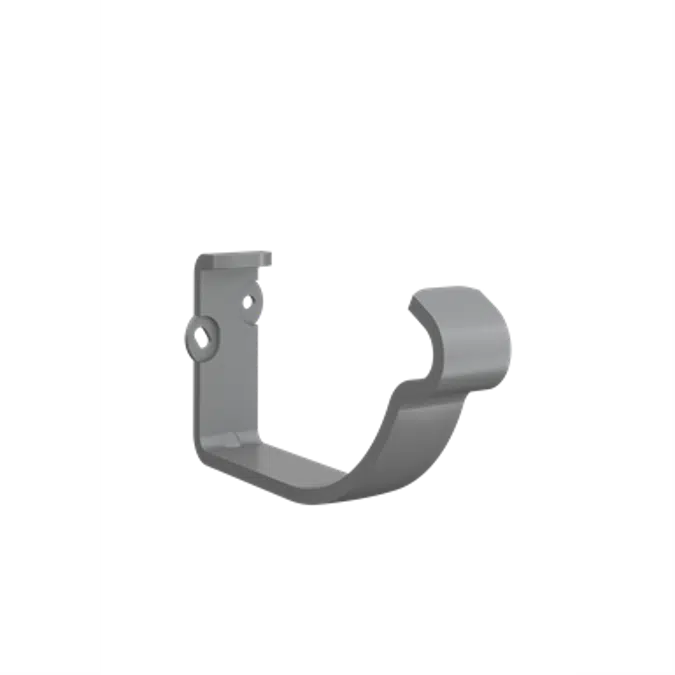 Fascia bracket for half round gutter 125