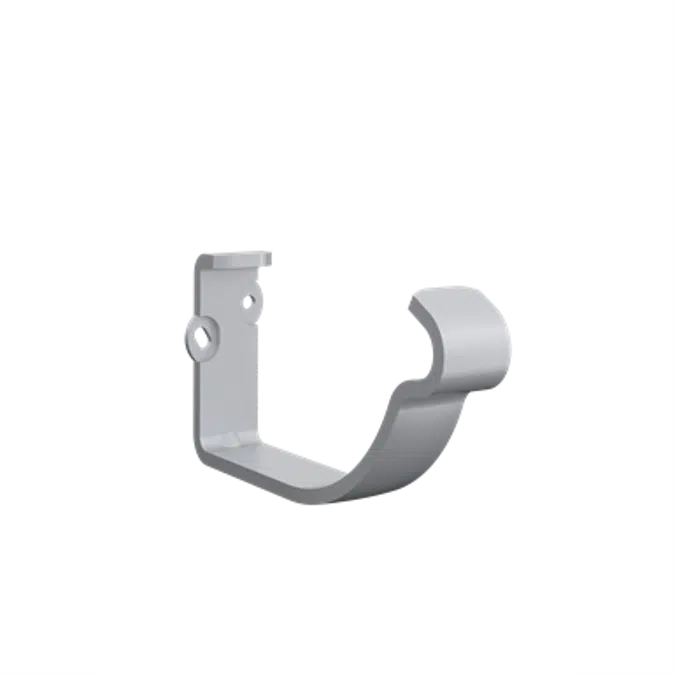 Fascia bracket for half round gutter 125