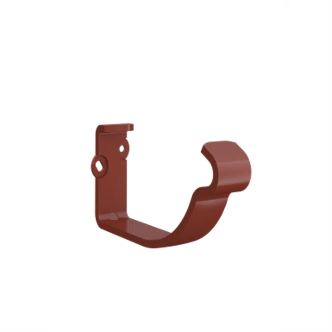 Fascia bracket for half round gutter 125