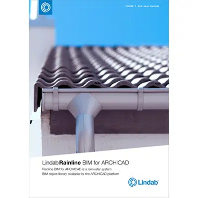 Obrázek pro Rainline BIM for Archicad manual