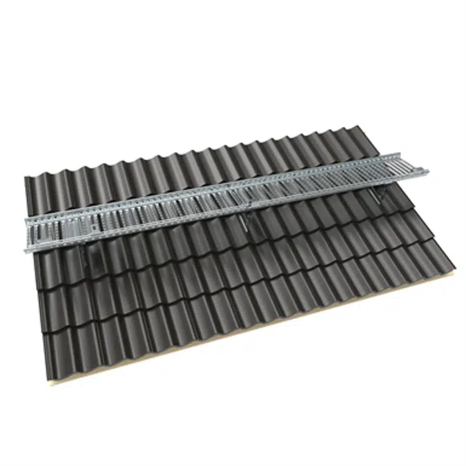 Walkway wire system for concrete tile roofs