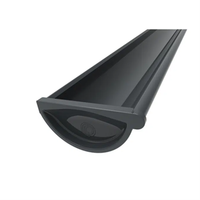 Half round gutter system 100