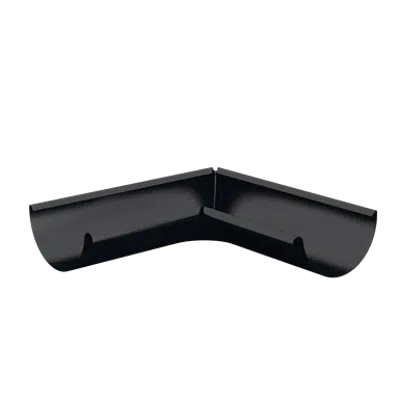 Inner gutter angle for half round gutter 125