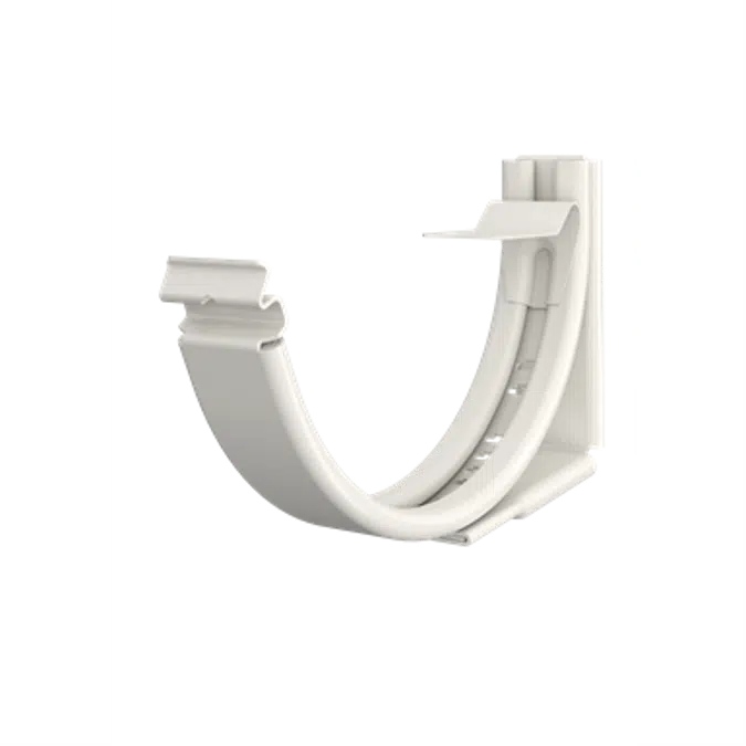 Adjustable fascia bracket for half round gutter 150
