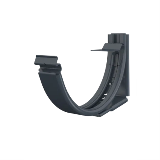 Adjustable fascia bracket for half round gutter 150