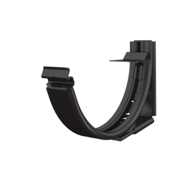 Adjustable fascia bracket for half round gutter 150